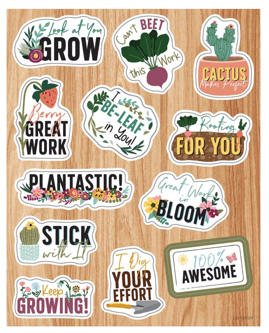 Plant Motivator Sticker Sheets
