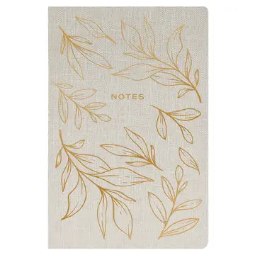 Gold Leaves Notes Journal
